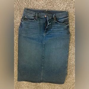 MOTHER Denim MIDI Skirt size 31